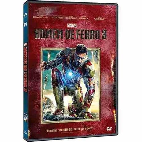 DVD Homem de Ferro 3 - Rimo Menor preço em DVD Homem de Ferro 3 - Rimo