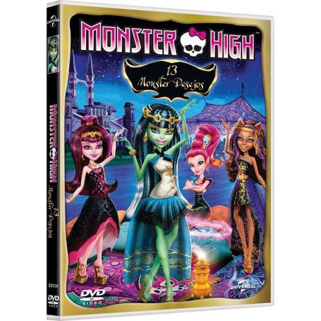 DVD Monster High: 13 Monster Desejos - UNIVERSAL SD2134 Menor preço em DVD Monster High: 13 Monster Desejos - UNIVERSAL SD2134