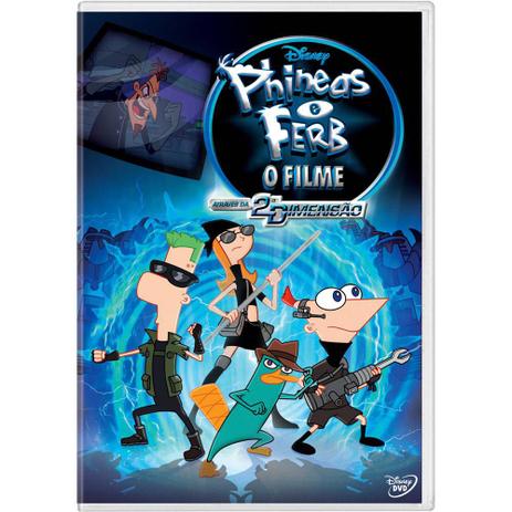 DVD Phineas e Ferb O Filme - Disney Menor preço em DVD Phineas e Ferb O Filme - Disney