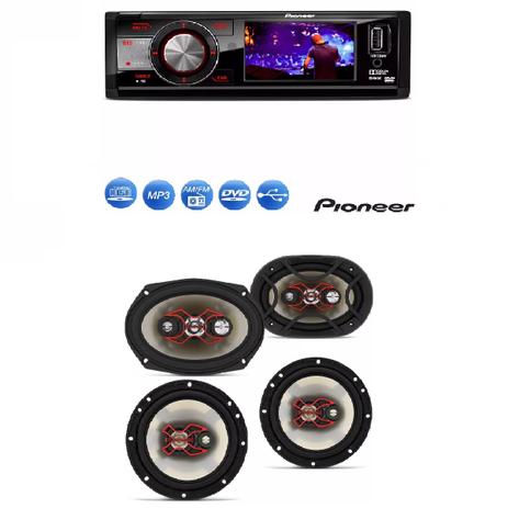 Dvd Pioneer Dvh-7880av Tela 3 Usb e Par Auto Falante Bravox 6 e Par Quadriaxial 6x9 Menor preço em Dvd Pioneer Dvh-7880av Tela 3 Usb e Par Auto Falante Bravox 6 e Par Quadriaxial 6x9