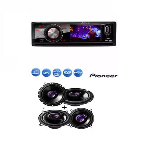 Dvd Pioneer Dvh-7880av Tela 3 Usb e Par Auto Falante Pioneer 5 Ts1360 e Par 6 Ts1760 200w Menor preço em Dvd Pioneer Dvh-7880av Tela 3 Usb e Par Auto Falante Pioneer 5 Ts1360 e Par 6 Ts1760 200w