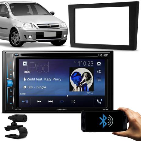 DVD Player Automotivo Pioneer AVH-A208BT 2 Din 6.2” Bluetooth Android iOS USB + Moldura Corsa Vectra - Prime Menor preço em DVD Player Automotivo Pioneer AVH-A208BT 2 Din 6.2” Bluetooth Android iOS USB + Moldura Corsa Vectra - Prime