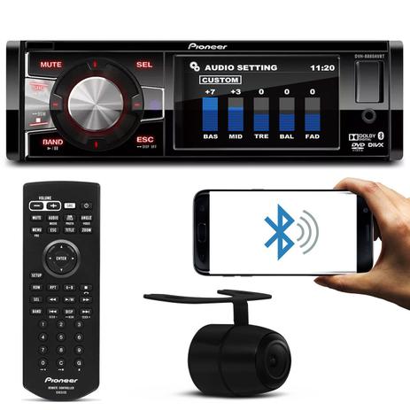 DVD Player Automotivo Pioneer DVH-8880AVBT 1 Din 3.5 Pol Bluetooth USB AUX MP3 + Câmera Ré Colorida - Prime Menor preço em DVD Player Automotivo Pioneer DVH-8880AVBT 1 Din 3.5 Pol Bluetooth USB AUX MP3 + Câmera Ré Colorida - Prime