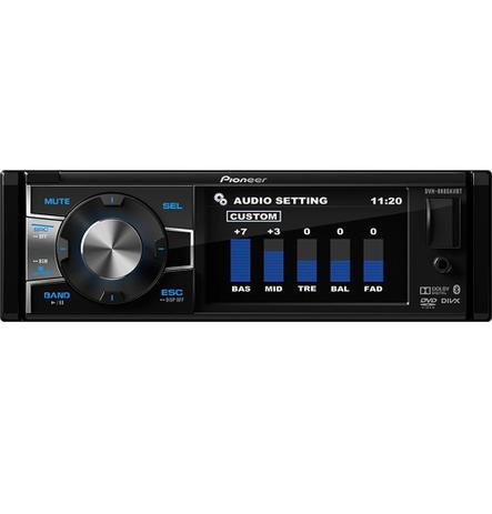 DVD Player Automotivo Pioneer DVH-8880AVBT Tela 3,5 com Bluetooth USB Entrada RCA Menor preço em DVD Player Automotivo Pioneer DVH-8880AVBT Tela 3,5 com Bluetooth USB Entrada RCA