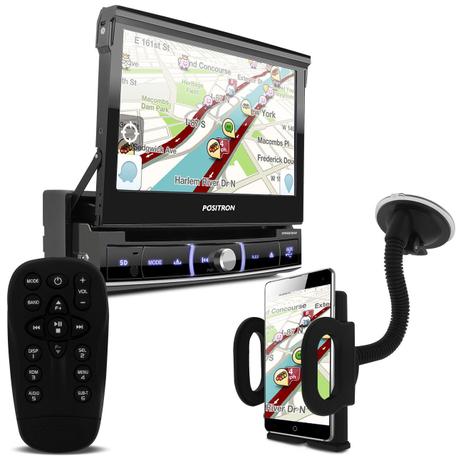 DVD Player Automotivo Pósitron SP6920NAV 7 Polegadas Retrátil Espelhamento Celular + Suporte - Prime Menor preço em DVD Player Automotivo Pósitron SP6920NAV 7 Polegadas Retrátil Espelhamento Celular + Suporte - Prime