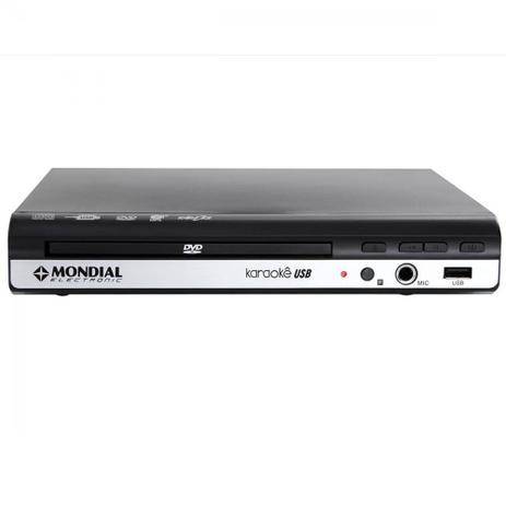 DVD Player Mondial Função Karaokê Ripping D15 Menor preço em DVD Player Mondial Função Karaokê Ripping D15