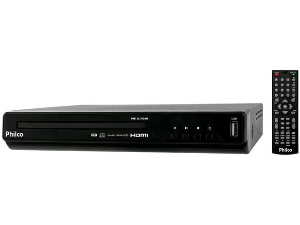 DVD Player Philco PH136 Conexão USB - Conexão HDMI Menor preço em DVD Player Philco PH136 Conexão USB - Conexão HDMI