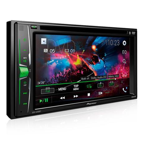 DVD Player Pioneer AVH-A208BT 6.2 Pols. - 2 DIN / Bluetooth / USB / AUX Menor preço em DVD Player Pioneer AVH-A208BT 6.2 Pols. - 2 DIN / Bluetooth / USB / AUX