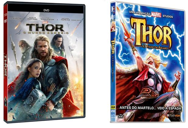 DVD Thor - O Filho de Asgard + DVD Thor - O Mundo Sombrio - Combo Menor preço em DVD Thor - O Filho de Asgard + DVD Thor - O Mundo Sombrio - Combo