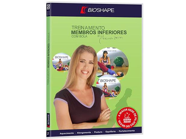 DVD Treinamento Membros Inferiores com Bola - Bioshape