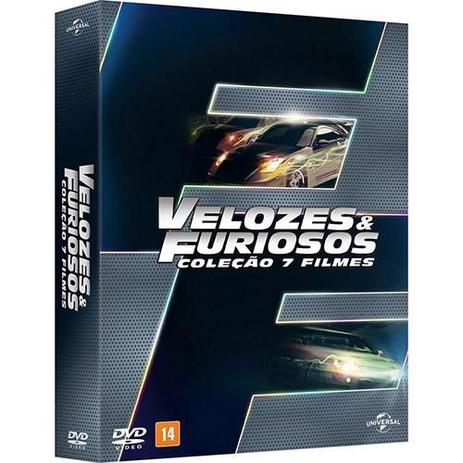 DVD - Velozes e Furiosos - Coleção com 7 Filmes - Universal studios Menor preço em DVD - Velozes e Furiosos - Coleção com 7 Filmes - Universal studios