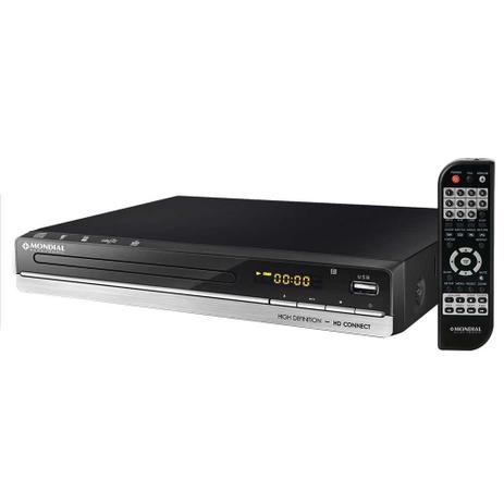 DVD Vídeo Mondial D-18, Entrada USB, Função Karaokê - Bivolt Menor preço em DVD Vídeo Mondial D-18, Entrada USB, Função Karaokê - Bivolt