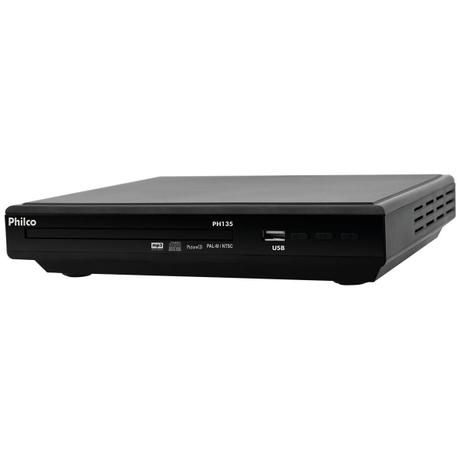 DVD Video Philco PH135 Entrada USB, MP3 Player, MP4, Controle Remoto Menor preço em DVD Video Philco PH135 Entrada USB, MP3 Player, MP4, Controle Remoto