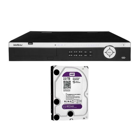 DVR Stand Alone Intelbras Tribrido hdcvi 3132M + Hd 2 Tera Western Digital Purple Menor preço em DVR Stand Alone Intelbras Tribrido hdcvi 3132M + Hd 2 Tera Western Digital Purple