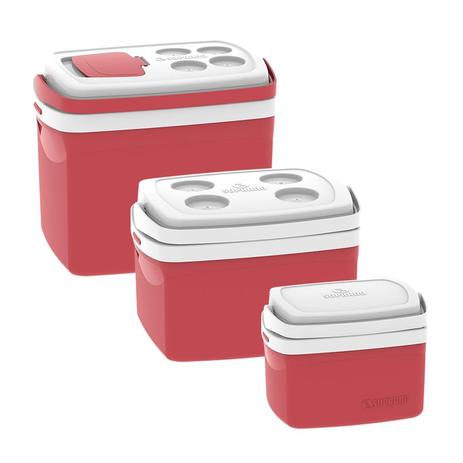 E-combo 32l/12l/5l caixa termica 32l vermelha - Soprano Menor preço em E-combo 32l/12l/5l caixa termica 32l vermelha - Soprano