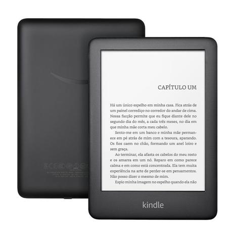 E-reader Amazon Kindle 10ª Geração Preto Tela de 6” Wi-Fi 8GB de Memória Iluminação Embutida Menor preço em E-reader Amazon Kindle 10ª Geração Preto Tela de 6” Wi-Fi 8GB de Memória Iluminação Embutida