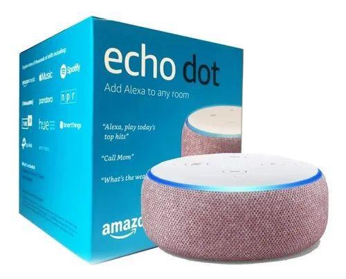 Echo Dot 3ª Geração Smart Speaker - rosa Menor preço em Echo Dot 3ª Geração Smart Speaker - rosa