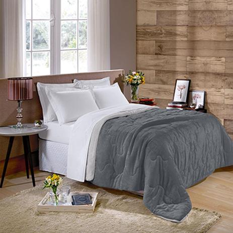 Edredom Buettner Solteiro Plush Flannel Dupla Face 150mx180m Metal Menor preço em Edredom Buettner Solteiro Plush Flannel Dupla Face 150mx180m Metal