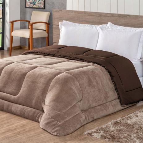 Edredom Coberdrom Casal Queen Felpudo Dupla Face - Enxovais Casa é boa?