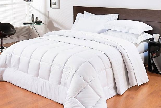 Edredom de Cama Cama Super King Size Branco Percal 200 fios - Edredom Pratic - Bernadete casa Menor preço em Edredom de Cama Cama Super King Size Branco Percal 200 fios - Edredom Pratic - Bernadete casa