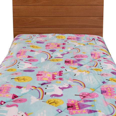 Edredom Dupla Face Plush Kids Solteiro - Dream - Hedrons Menor preço em Edredom Dupla Face Plush Kids Solteiro - Dream - Hedrons