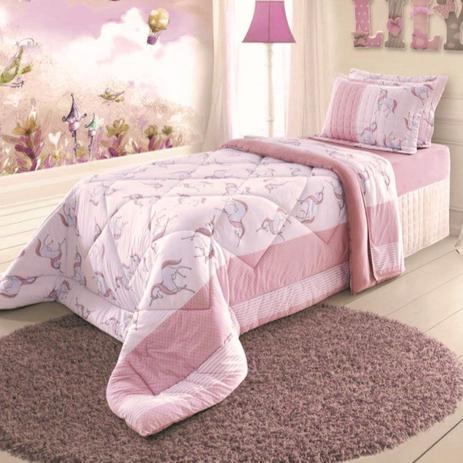 Edredom Infantil Bbc Textil Malha Unicornio Edredom Infantil Magazine Luiza
