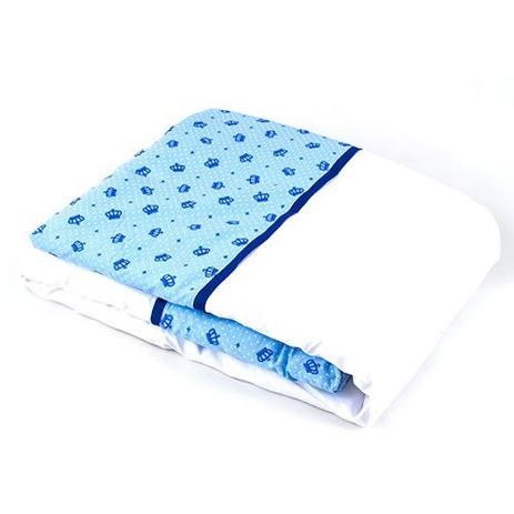 Edredom Infantil Bebê - Coroa Azul - A.constantini é boa?