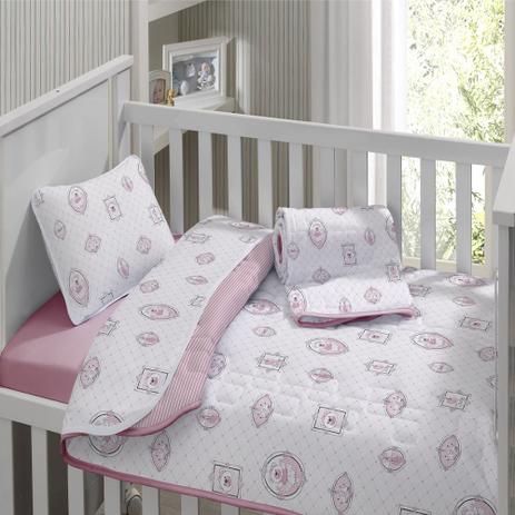 Edredom infantil menina modelo Charlotte 85 cm x 1,45m - Tecebem Menor preço em Edredom infantil menina modelo Charlotte 85 cm x 1,45m - Tecebem