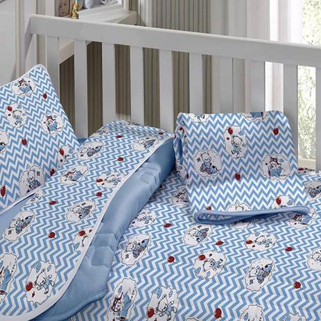 edredom infantil menino tecebem kinder estampa Téo Menor preço em edredom infantil menino tecebem kinder estampa Téo
