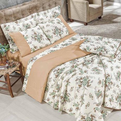 Edredom Premium Dupla Face Casal Verde 01 Peça - Bordados Ricardo Menor preço em Edredom Premium Dupla Face Casal Verde 01 Peça - Bordados Ricardo