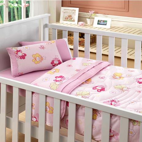 Edredom Produttex Baby Malha Abelhinha Estampado Dupla Face Rosa Menor preço em Edredom Produttex Baby Malha Abelhinha Estampado Dupla Face Rosa