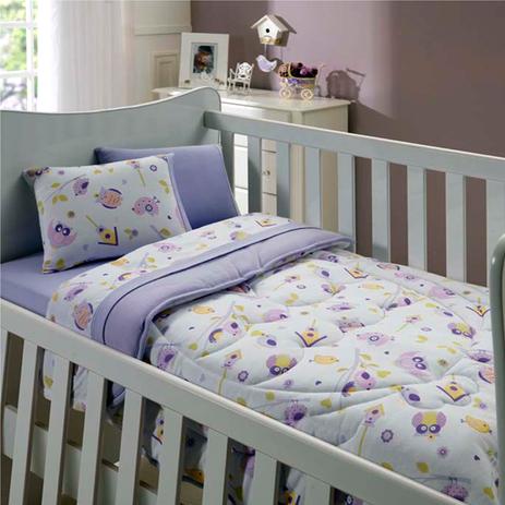 Edredom Produttex Baby Malha Lilly Estampado Dupla Face Lilas Menor preço em Edredom Produttex Baby Malha Lilly Estampado Dupla Face Lilas