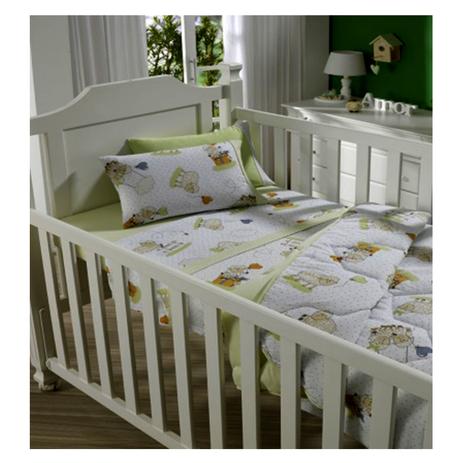 Edredom Produttex Baby Malha Ovelhinha Estampado Dupla Face Verde Menor preço em Edredom Produttex Baby Malha Ovelhinha Estampado Dupla Face Verde