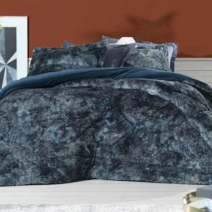 Edredom Queen Blend Fashion Indigo Blue Altenburg Menor preço em Edredom Queen Blend Fashion Indigo Blue Altenburg