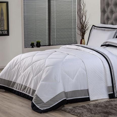 Edredom Queen Plumasul Soft Comfort 240X260Cm Microfibra Branco Menor preço em Edredom Queen Plumasul Soft Comfort 240X260Cm Microfibra Branco