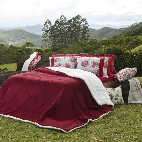 Edredom Queen Sherpa Pele de Carneiro e Plush - Fortune - Bene casa Menor preço em Edredom Queen Sherpa Pele de Carneiro e Plush - Fortune - Bene casa