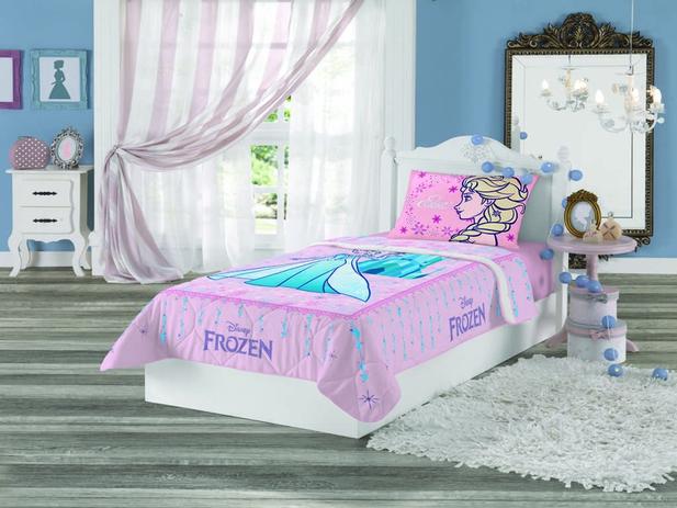 Edredom solteiro 1,50mt x 2,00mt Estampado Frozen Lepper Menor preço em Edredom solteiro 1,50mt x 2,00mt Estampado Frozen Lepper