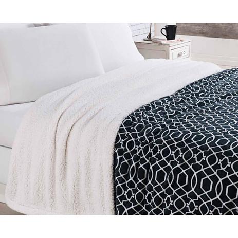 Edredom Solteiro Aspen Estampado Dupla Face Fleece / Sherpa - Andreza - Andreza Enxovais Menor preço em Edredom Solteiro Aspen Estampado Dupla Face Fleece / Sherpa - Andreza - Andreza Enxovais