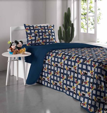Edredom Solteiro Disney 1,50X2,20 Dupla Face - Mickey Mescla - Portallar Menor preço em Edredom Solteiro Disney 1,50X2,20 Dupla Face - Mickey Mescla - Portallar