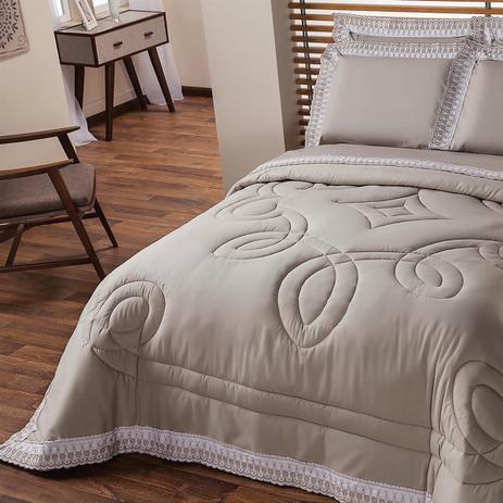 Edredom Solteiro Plumasul Luxury Percal 230 Fios 160X220Cm Cáqui Menor preço em Edredom Solteiro Plumasul Luxury Percal 230 Fios 160X220Cm Cáqui