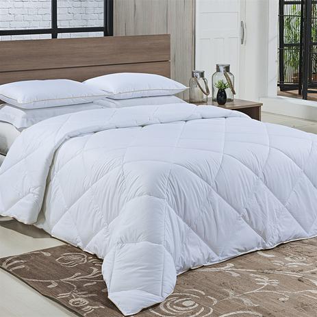 Edredom toque de plumas king 2,80 x 2,60 - niazitex Menor preço em Edredom toque de plumas king 2,80 x 2,60 - niazitex