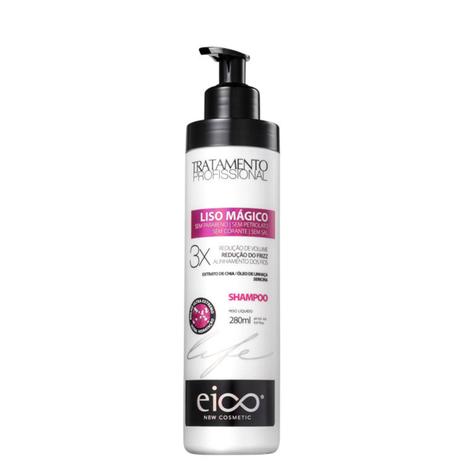 Eico Life Liso Mágico - Shampoo 280ml Menor preço em Eico Life Liso Mágico - Shampoo 280ml