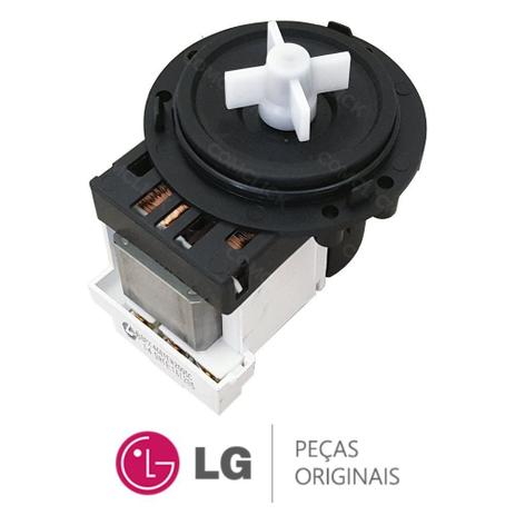 Eletrobomba / Motor da Bomba de Drenagem 110V 3600RPM BPX1-4 para Lava e Seca LG WD1496ADP, WD9WE6 Menor preço em Eletrobomba / Motor da Bomba de Drenagem 110V 3600RPM BPX1-4 para Lava e Seca LG WD1496ADP, WD9WE6