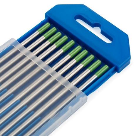 Eletrodo De Tungstênio Puro Ponta Verde 2,40mm - BRAX Menor preço em Eletrodo De Tungstênio Puro Ponta Verde 2,40mm - BRAX