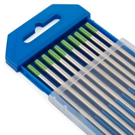 Eletrodo de Tungstênio Wx-E3 Universal Ponta Verde 1,6mm - BRAX Menor preço em Eletrodo de Tungstênio Wx-E3 Universal Ponta Verde 1,6mm - BRAX