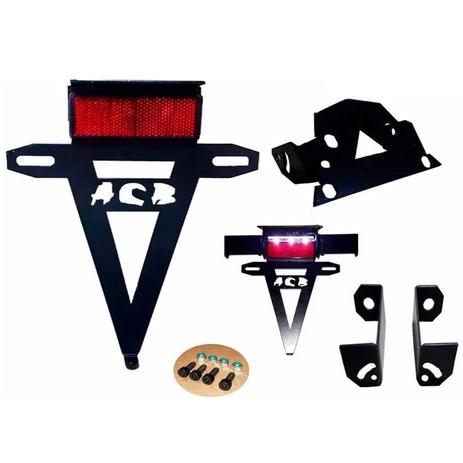 Eliminador Rabeta Suporte Placa Ninja 250 Ninja 300 Com Regulagem Led - Serjão parts Menor preço em Eliminador Rabeta Suporte Placa Ninja 250 Ninja 300 Com Regulagem Led - Serjão parts