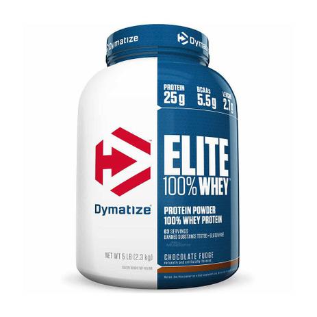 Elite 100 Whey Protein (2.3kg) Dymatize - Chocolate Menor preço em Elite 100 Whey Protein (2.3kg) Dymatize - Chocolate