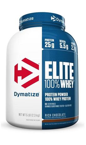 Elite 100% Whey Protein (5lbs/2.270g) - Dymatize Nutrition Menor preço em Elite 100% Whey Protein (5lbs/2.270g) - Dymatize Nutrition