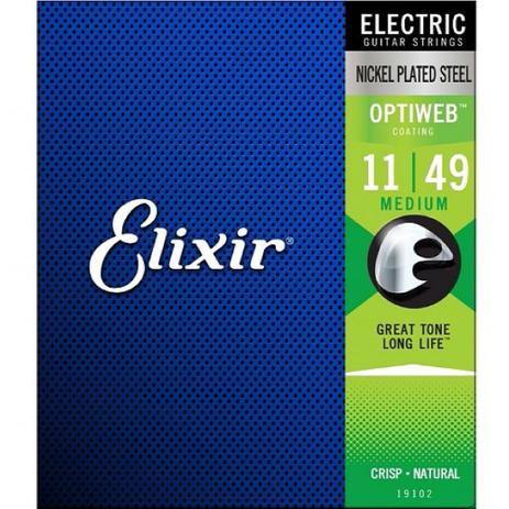 Elixir - Encordoamento De Guitarra 0.11 Medium OPTIWEB Menor preço em Elixir - Encordoamento De Guitarra 0.11 Medium OPTIWEB