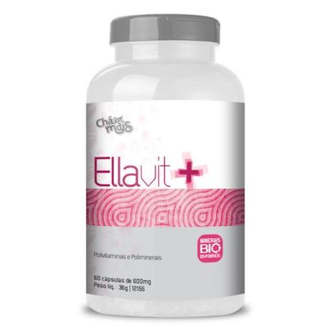 Ellavit+ Polivitamínico Para Mulher 600mg 60 Cápsulas - Chá mais é boa?
